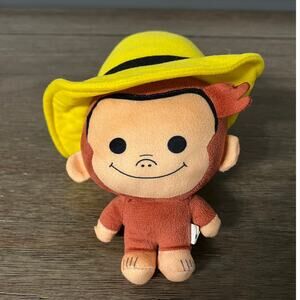 Chibi Curious George Monkey Plush‎ with Yellow Hat